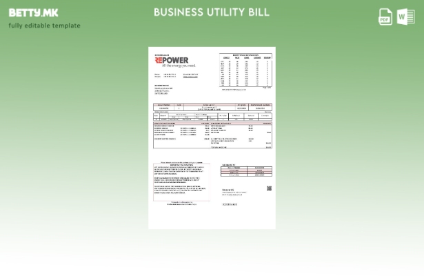 Сметката за деловни комунални услуги на Switzerland Repower AG